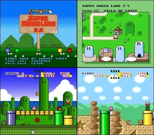 Kirby em Super Mario Land 2.5