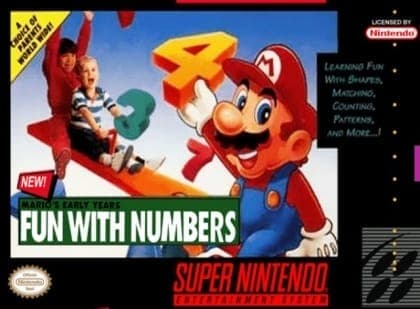 Os Primeiros Anos de Mario: Diversão com Números